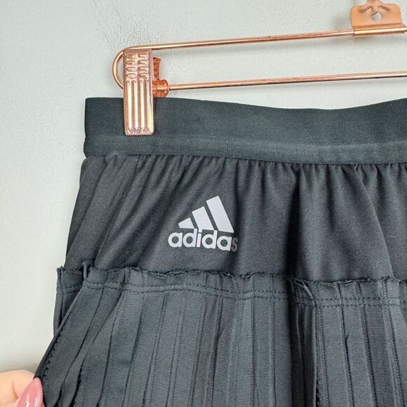 ADIDAS | Black Pleated Matchcode Tennis Skirt Skort Women’s Size X-Small - Picture 5 of 12